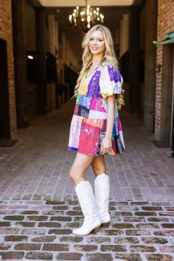 New Queen Of Sparkles Bandana Dress