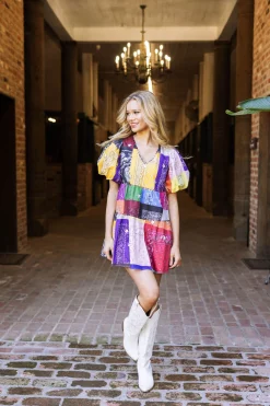 New Queen Of Sparkles Bandana Dress