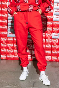 Online Queen Of Sparkles Coca-Cola® Can Joggers Red
