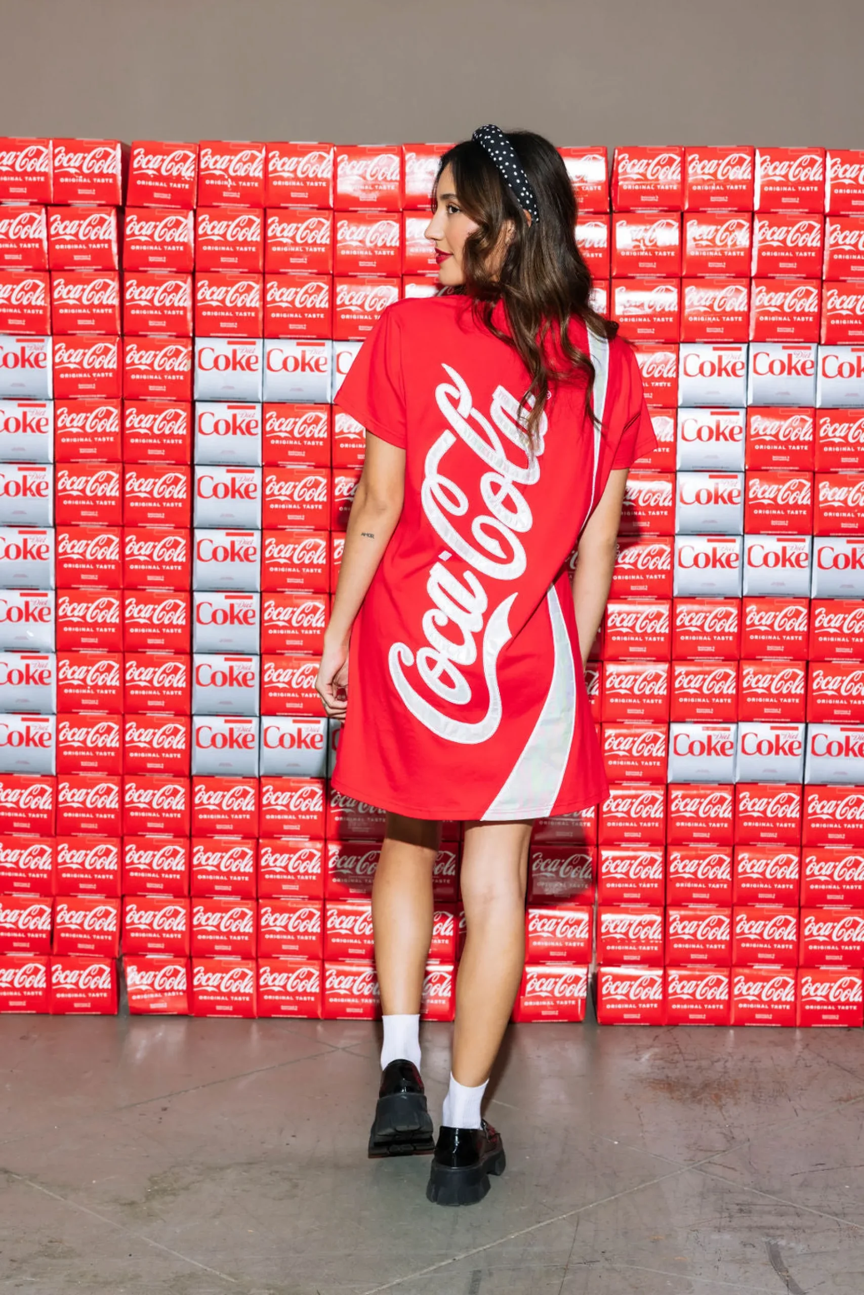 New Queen Of Sparkles Coca-Cola® Tee Dress Red