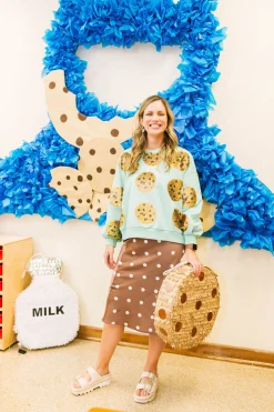 Shop Queen Of Sparkles Cookie Sweatshirt Mint
