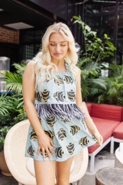 Online Queen Of Sparkles Feather Bottom Fish Tank Blue
