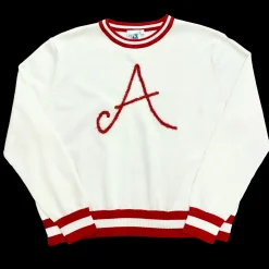 Cheap Queen Of Sparkles Glitter Script "A" Ls Sweater