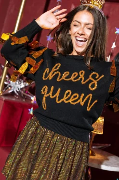 Best Queen Of Sparkles Gold Holo Skort