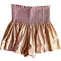 Best Sale Queen Of Sparkles Graphic Swing Short Copper Holo