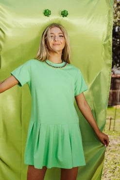 Shop Queen Of Sparkles Green Tee Crown Dress
