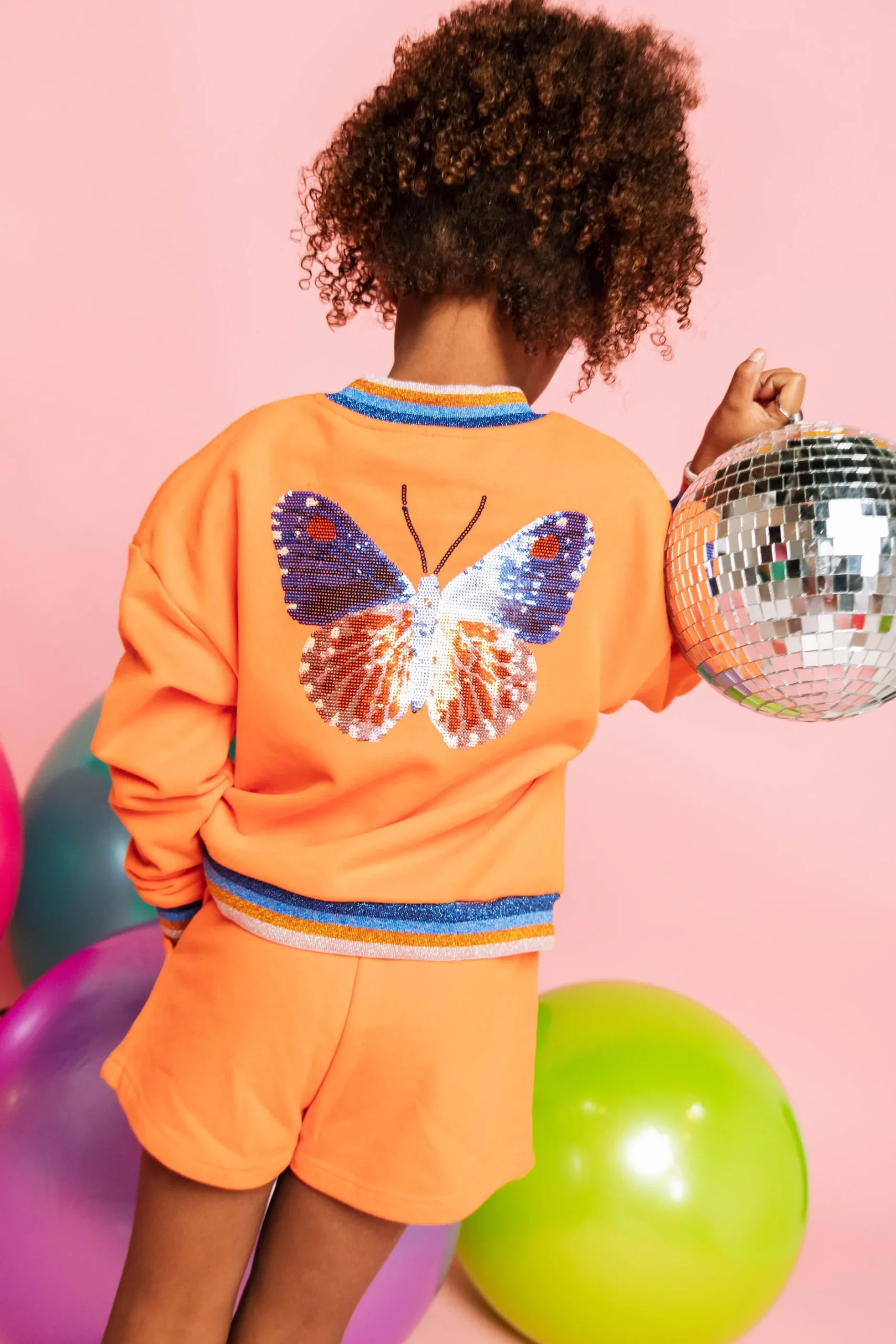 Flash Sale Queen Of Sparkles Kids Butterfly Back Sweatshirt