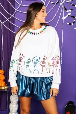 Shop Queen Of Sparkles Midnight Blue Leather Swing Shorts