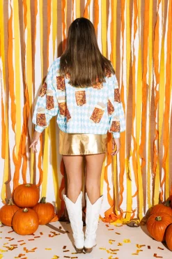 Sale Queen Of Sparkles Oktoberfest Diamond Beer Sweatshirt Blue