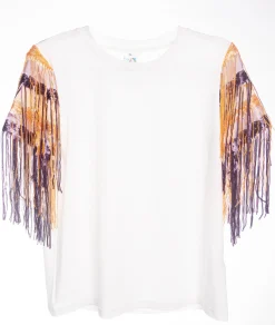 Fashion Queen Of Sparkles Orange & Purple Spirit Shaker Tee Orange/Purple