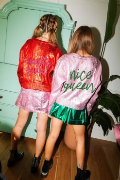 Best Queen Of Sparkles Pink Metallic Nice Queen Cardigan