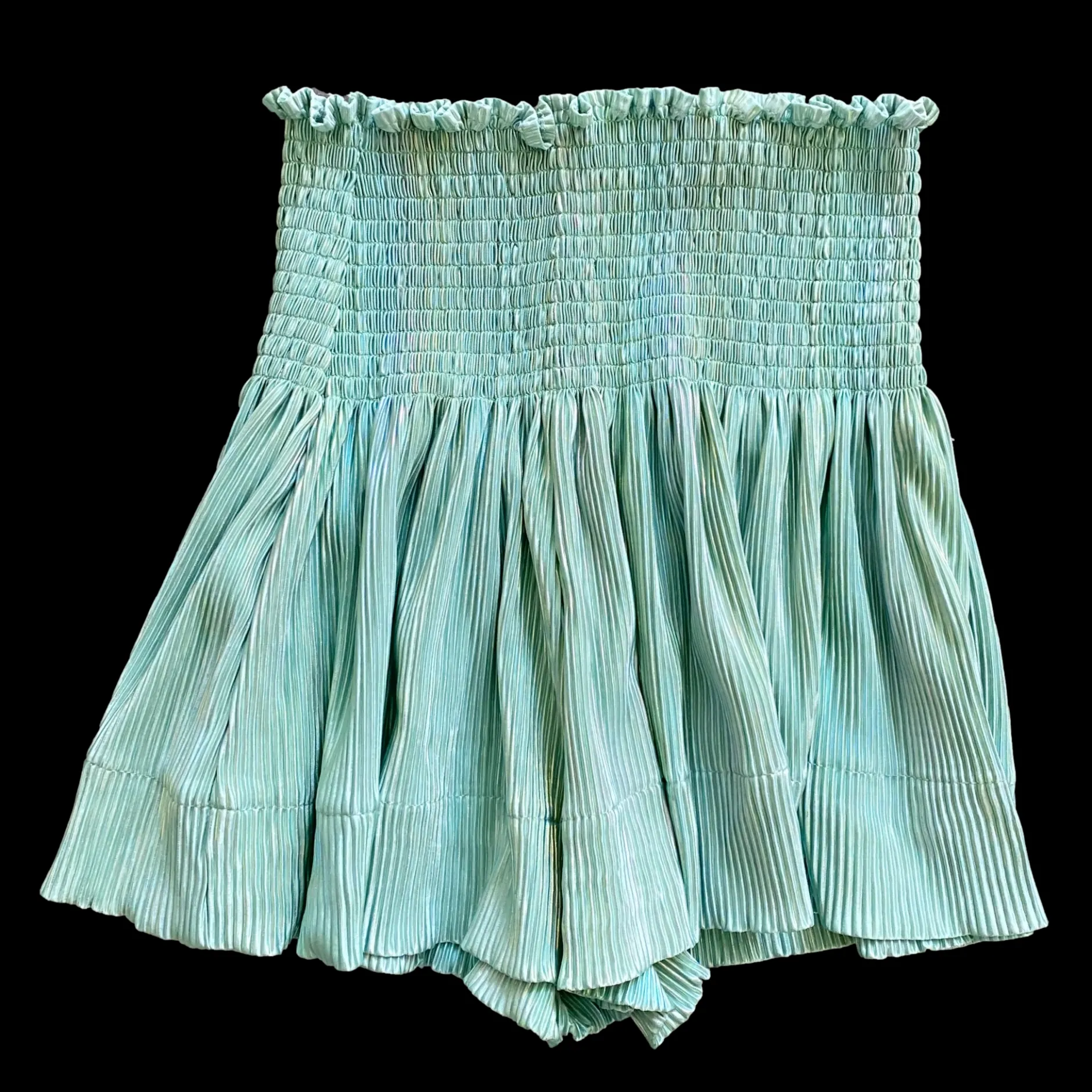 Store Queen Of Sparkles Pleat Swing Short Mint