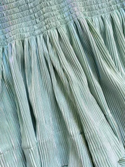 Store Queen Of Sparkles Pleat Swing Short Mint