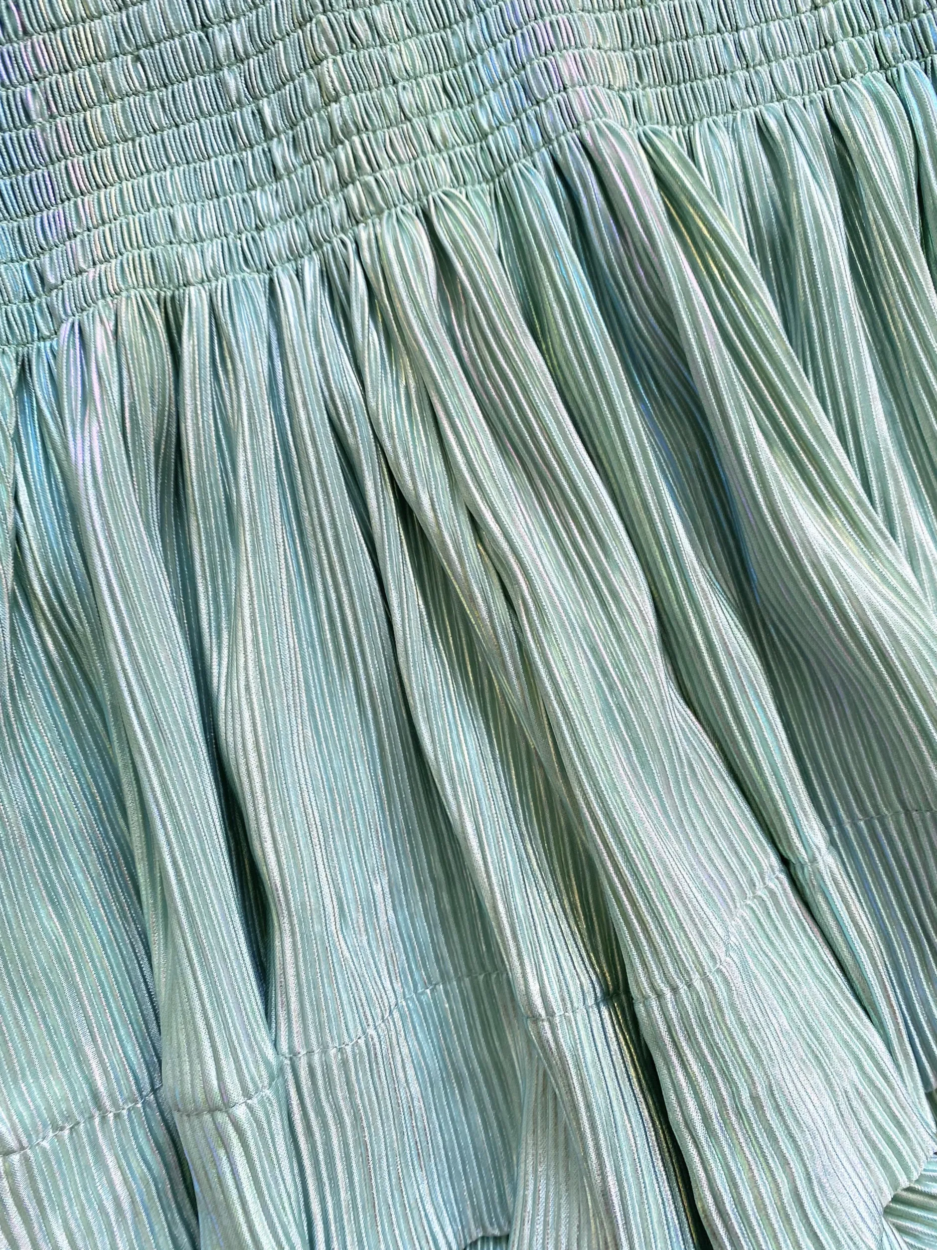 Store Queen Of Sparkles Pleat Swing Short Mint