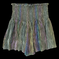 Sale Queen Of Sparkles Pleat Swing Short Olive