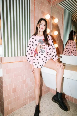 New Queen Of Sparkles Polka Dot Cheersing Short