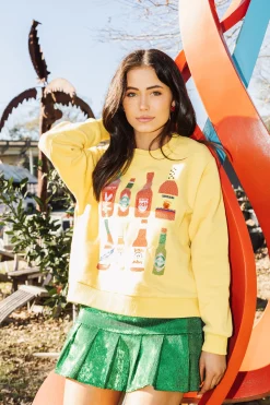 Cheap Queen Of Sparkles Queen Of Hot Sauce Sweatshirt