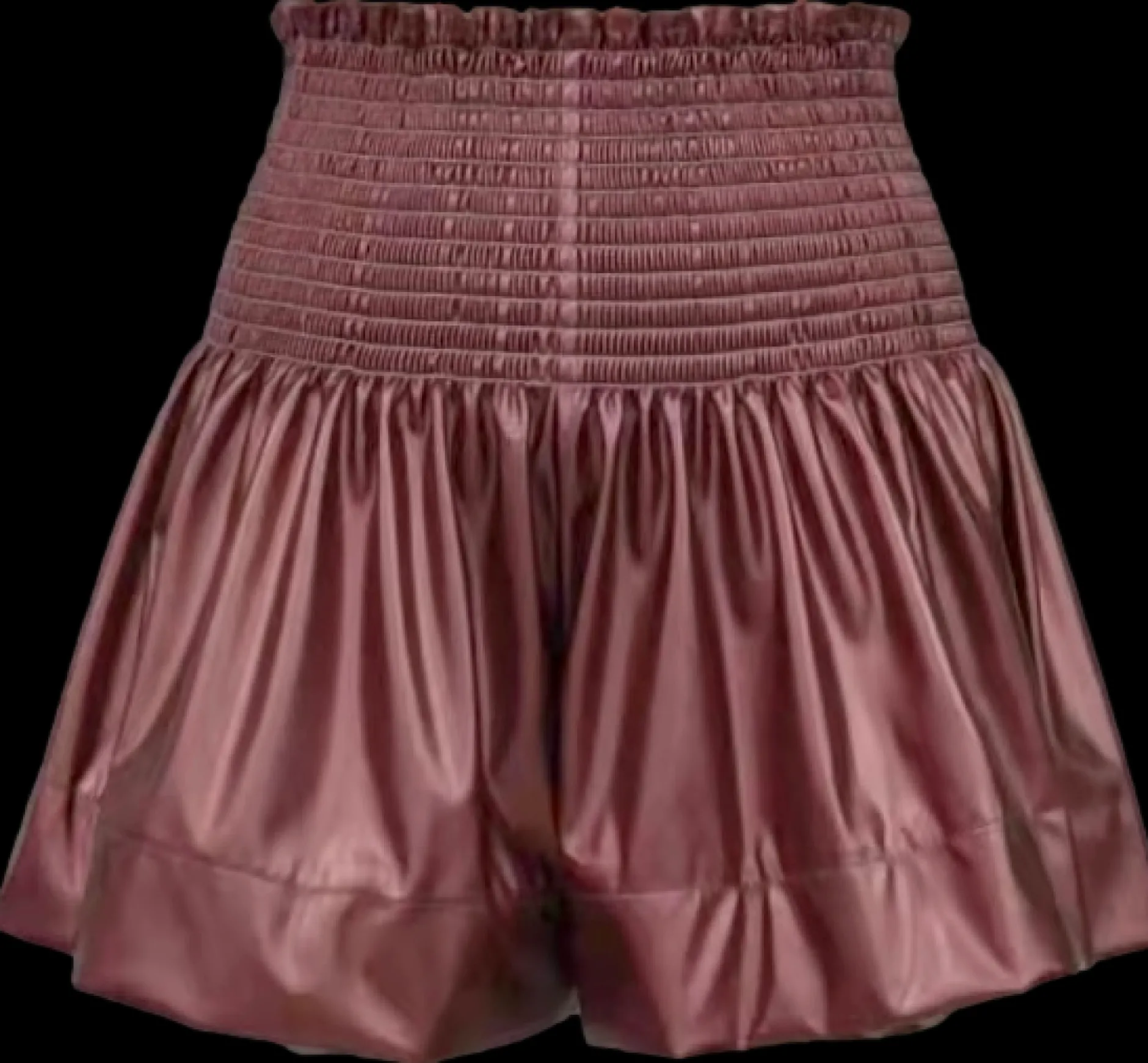 Flash Sale Queen Of Sparkles Rust Leather Swing Shorts