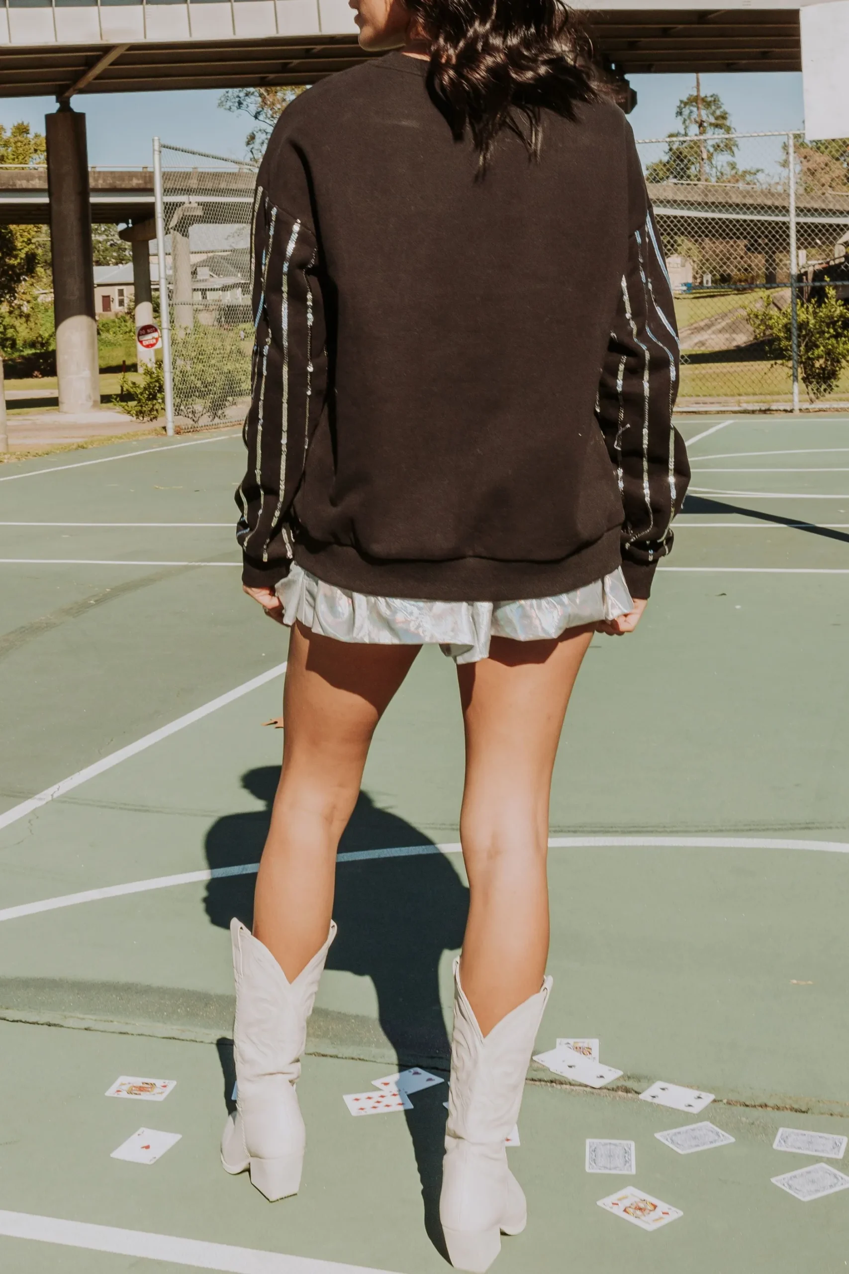 Online Queen Of Sparkles Satc Sweatshirt