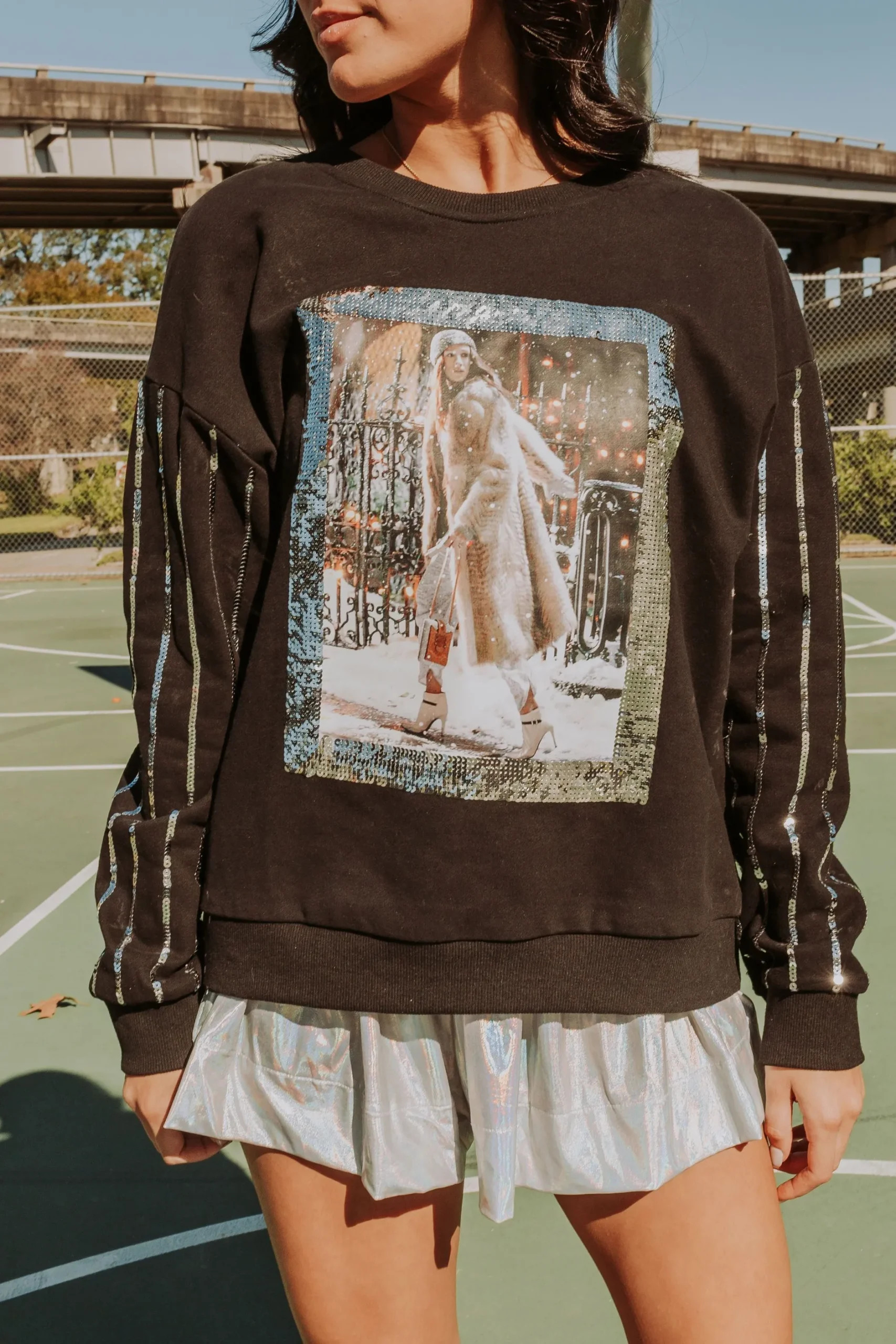 Online Queen Of Sparkles Satc Sweatshirt