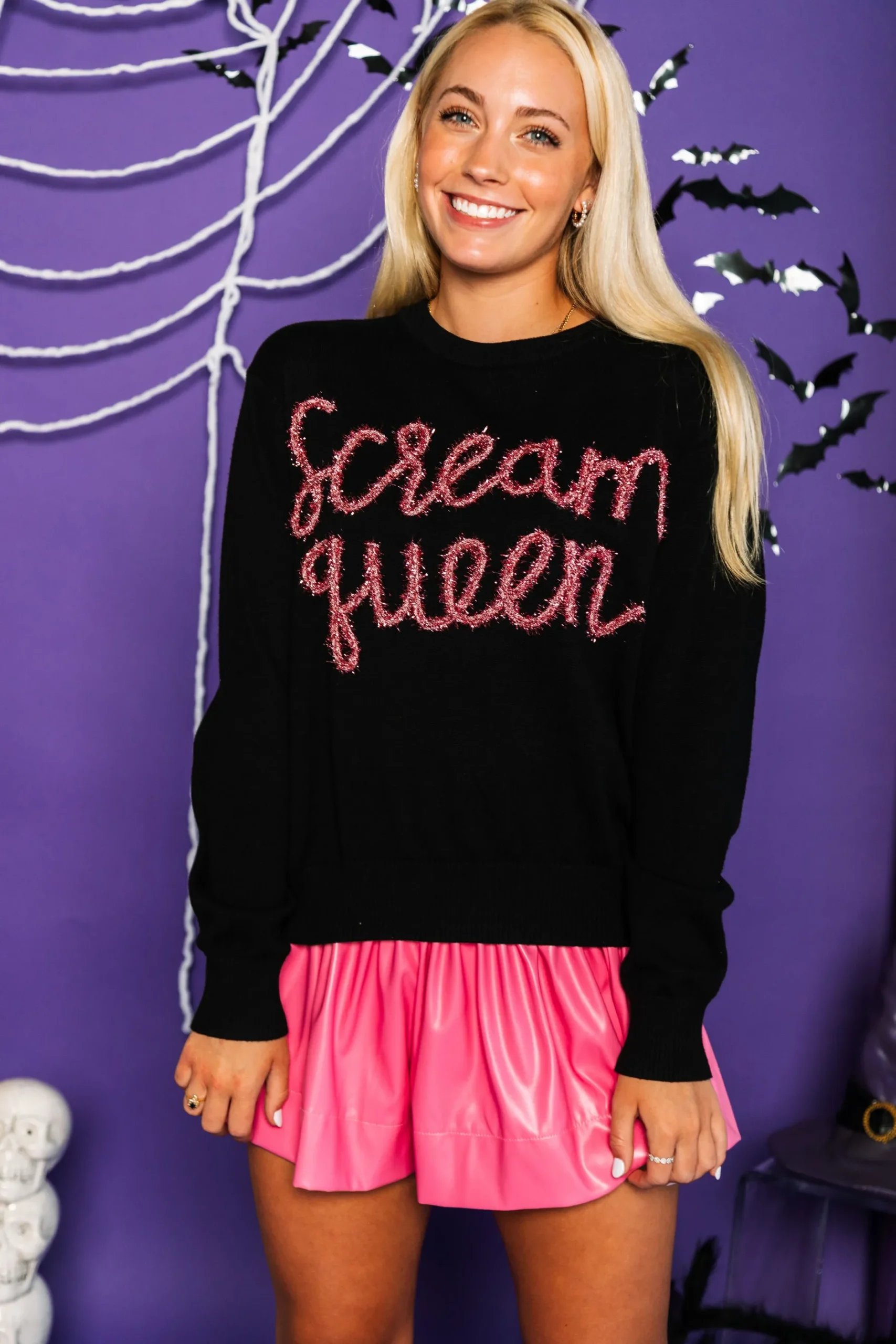 Sale Queen Of Sparkles Scream Queen Sweater
