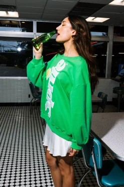 Best Sale Queen Of Sparkles Sprite® Sweatshirt Green
