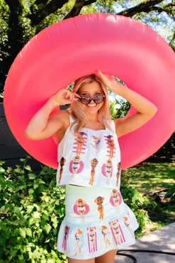 Clearance Queen Of Sparkles Swimmer Girl Tank