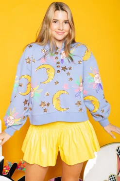 Online Queen Of Sparkles Yellow Leather Swing Shorts